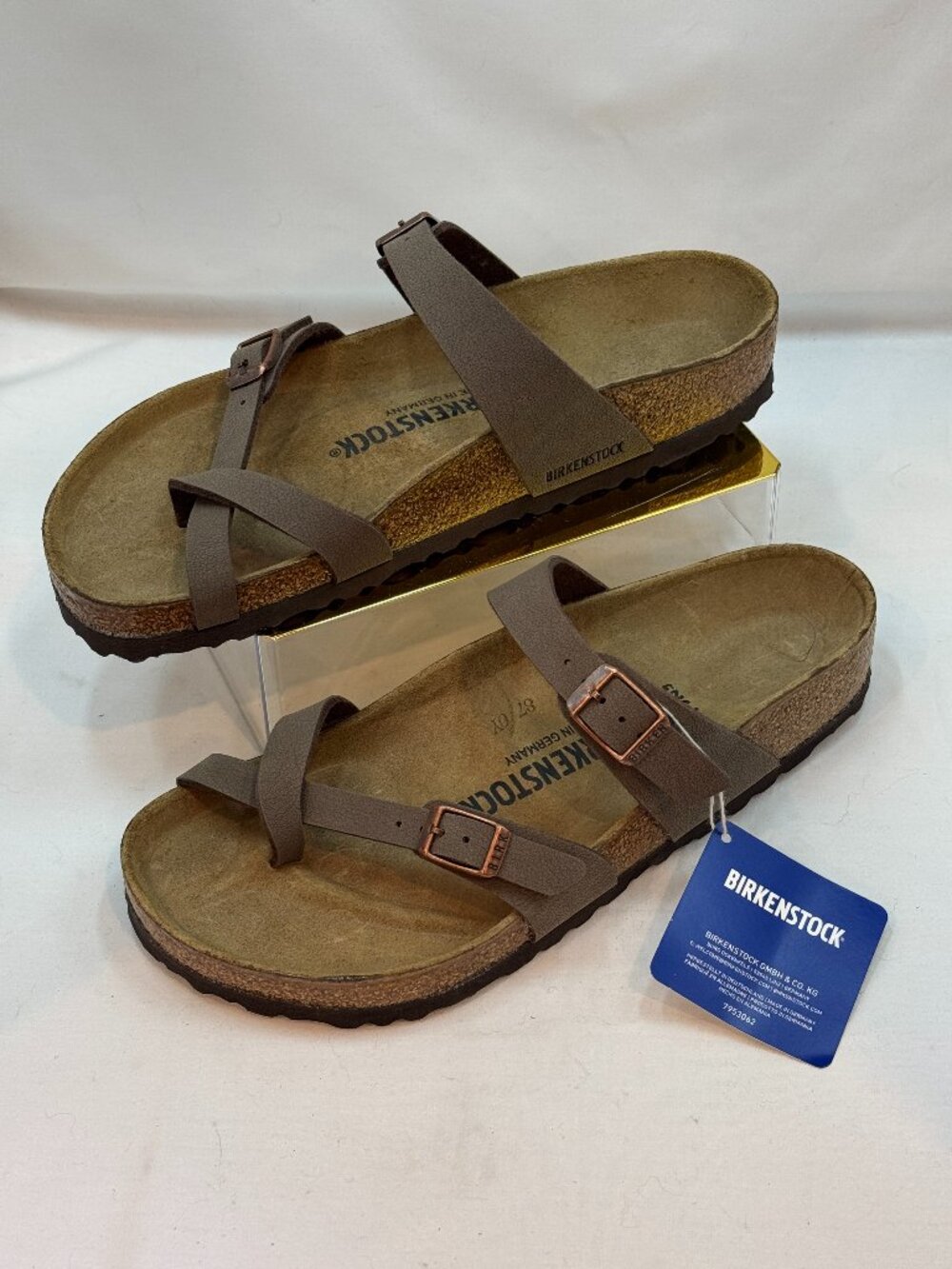 Birkenstock Mayari Sandals Taupe Mocha Size 39 Regular/Wide NWT